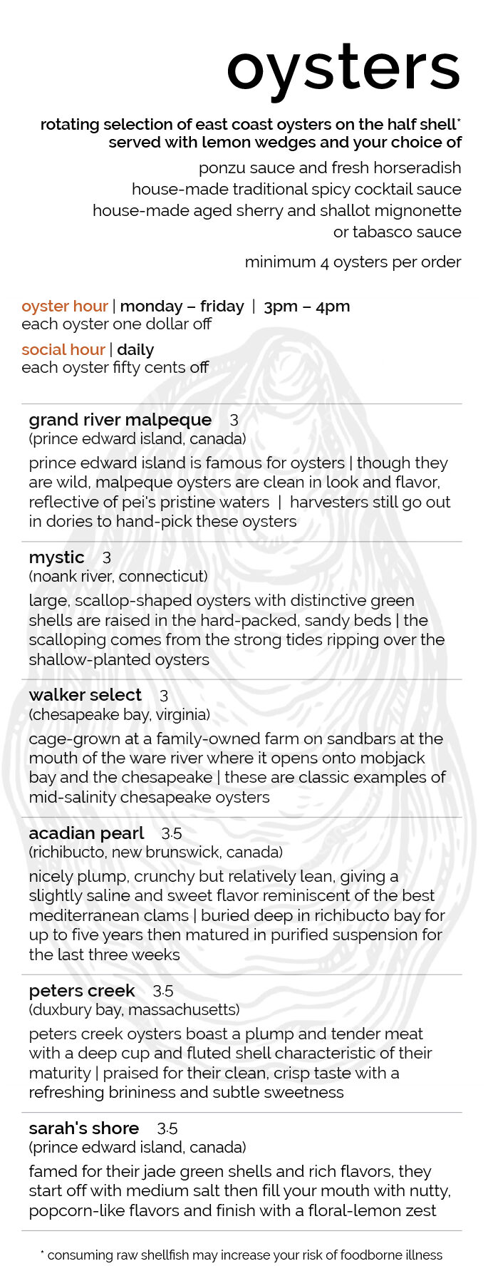 New Oyster Tasting Menu plate 38 kitchen and bar